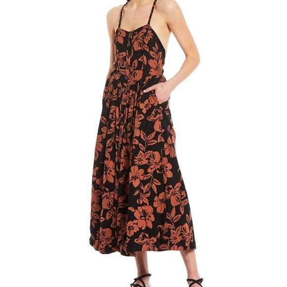Free People Dresses & Skirts - The Perfect Square Neck Sleeveless Flora